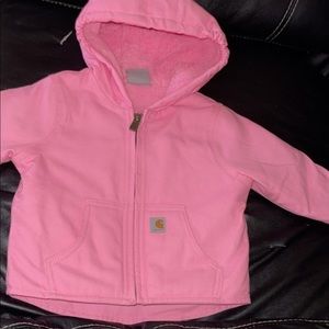 Pink Carthartt coat